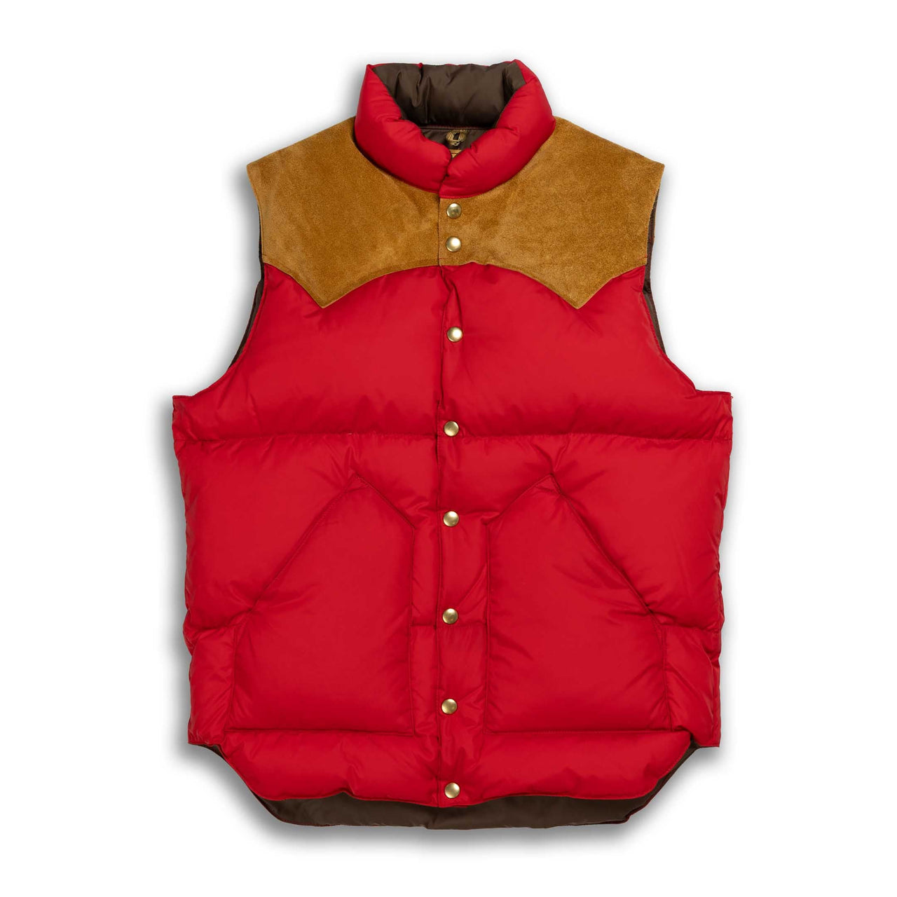 Rocky Mountain Featherbed Down Vest Red-Down Vest-Clutch Cafe