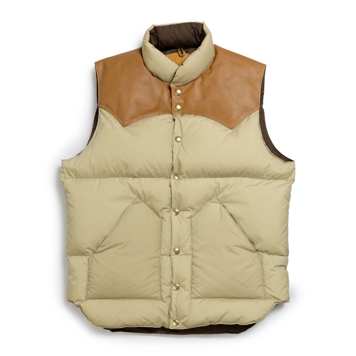 Rocky Mountain Featherbed Down Vest Tan