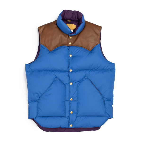 Rocky Mountain Featherbed For Clutch Cafe Down Vest Blue-Down Vest-Clutch Cafe