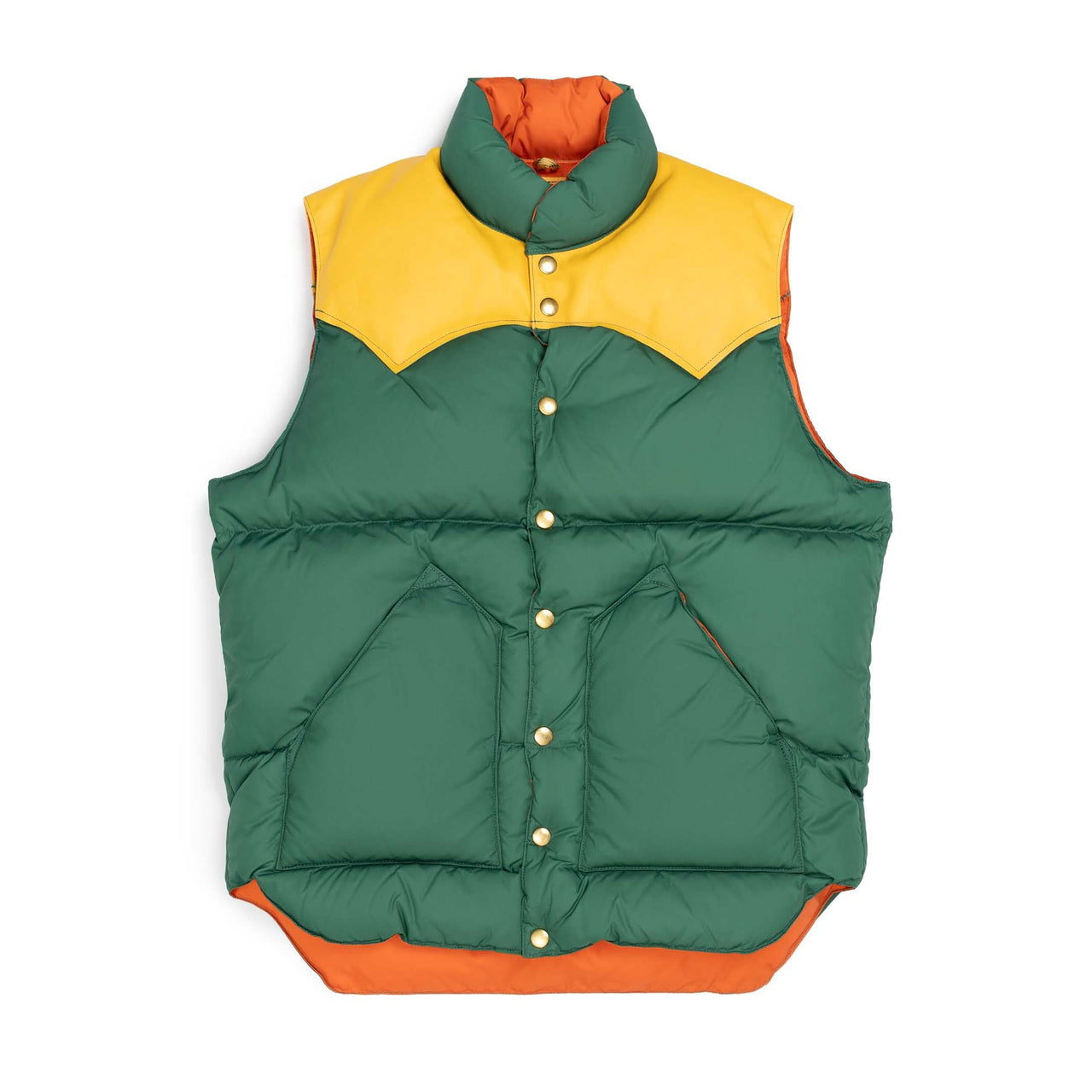 Rocky Mountain Featherbed For Clutch Cafe Down Vest Pine Green-Down Vest-Clutch Cafe