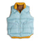 Rocky Mountain Featherbed for Clutch Cafe Reversible Down Vest Mustard x Sax Blue-Down Vest-Clutch Cafe