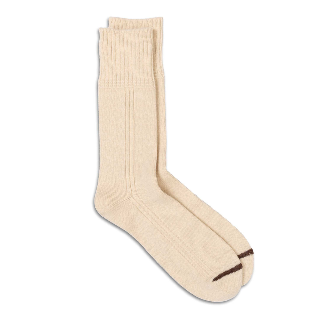 Rototo Merino Lambswool Sock Ivory-Socks-Clutch Cafe