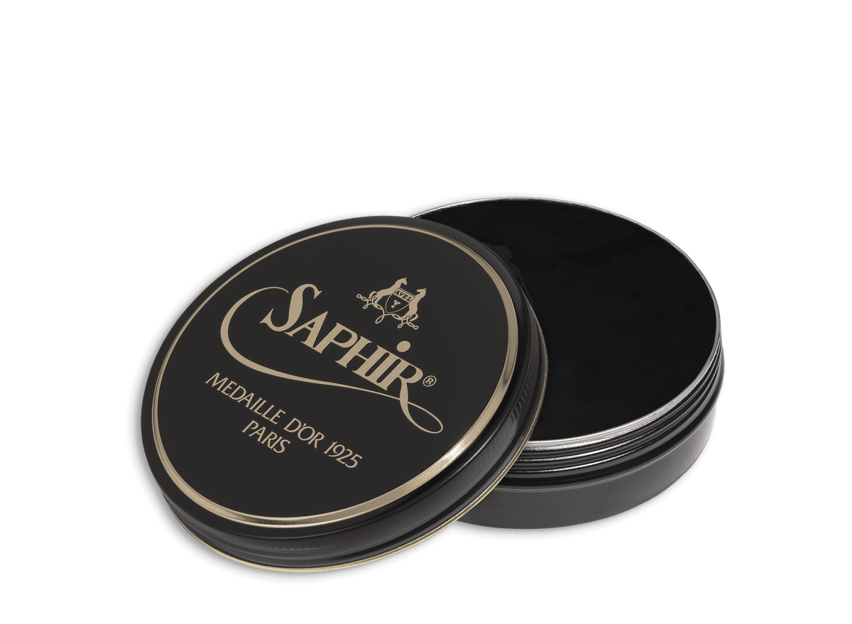 Saphir Medaille d'Or Pate De Luxe Black-Shoe Care-Clutch Cafe