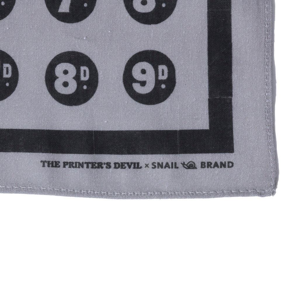 Snail Brand Bandana Coin - GREY-Bandana-Clutch Cafe