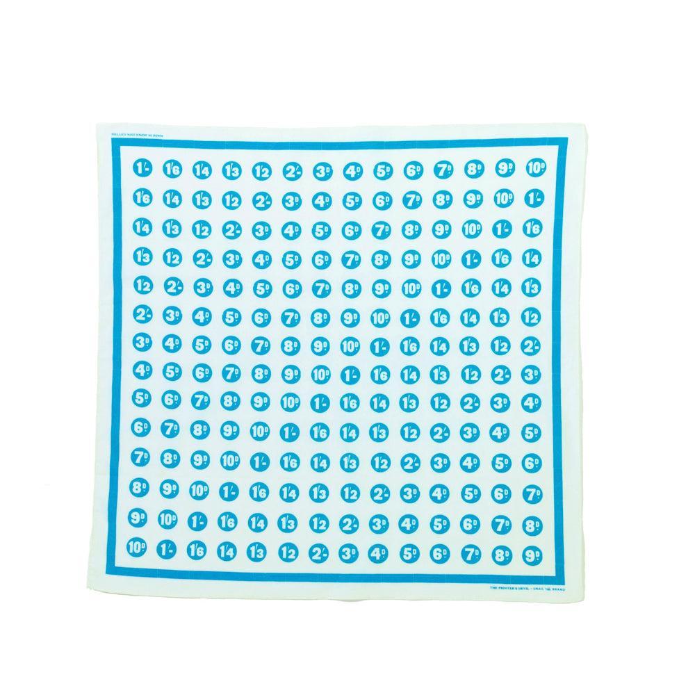 Snail Brand Bandana Coin - OFF WHITE & BLUE-Bandana-Clutch Cafe