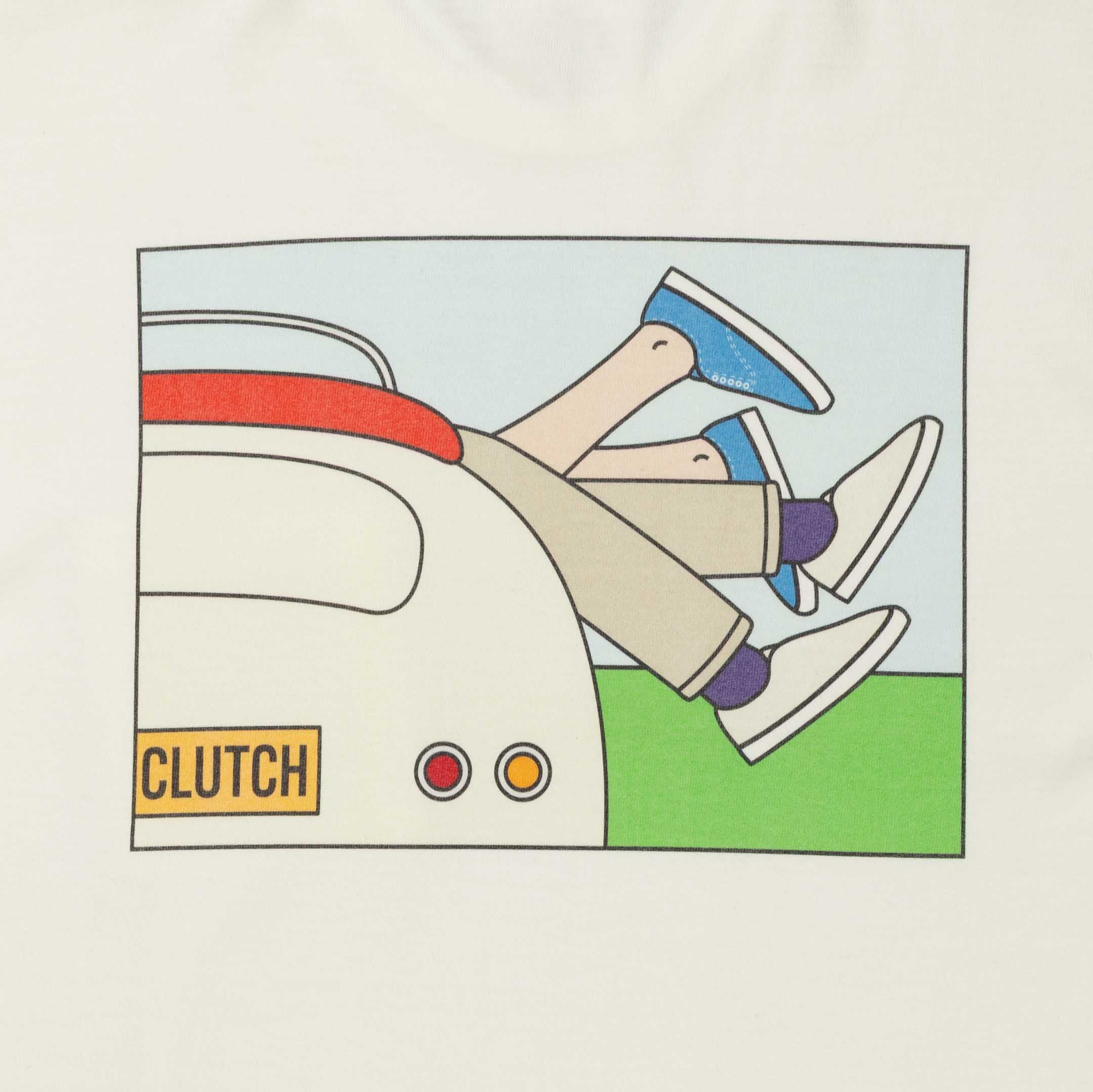 Allevol x Sneakersutra Pocket T-shirt White-Clutch Cafe