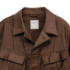 Soundman Albany Fatigue Jacket Dark Brown-Jacket-Clutch Cafe