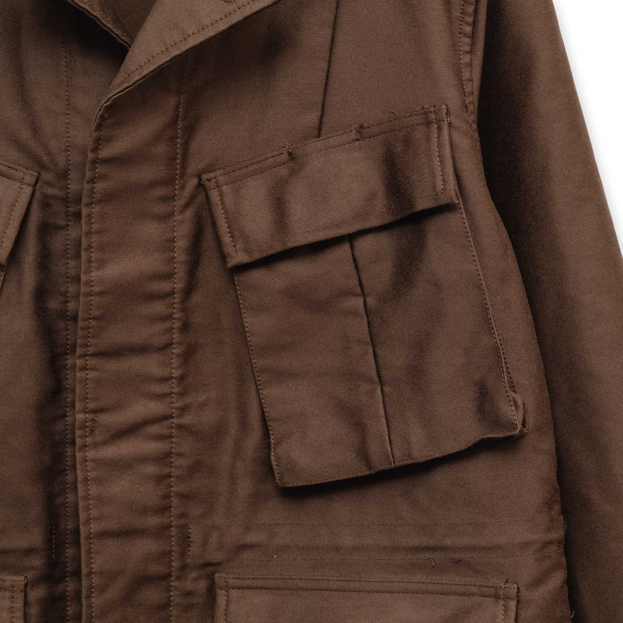 Soundman Albany Fatigue Jacket Dark Brown-Jacket-Clutch Cafe