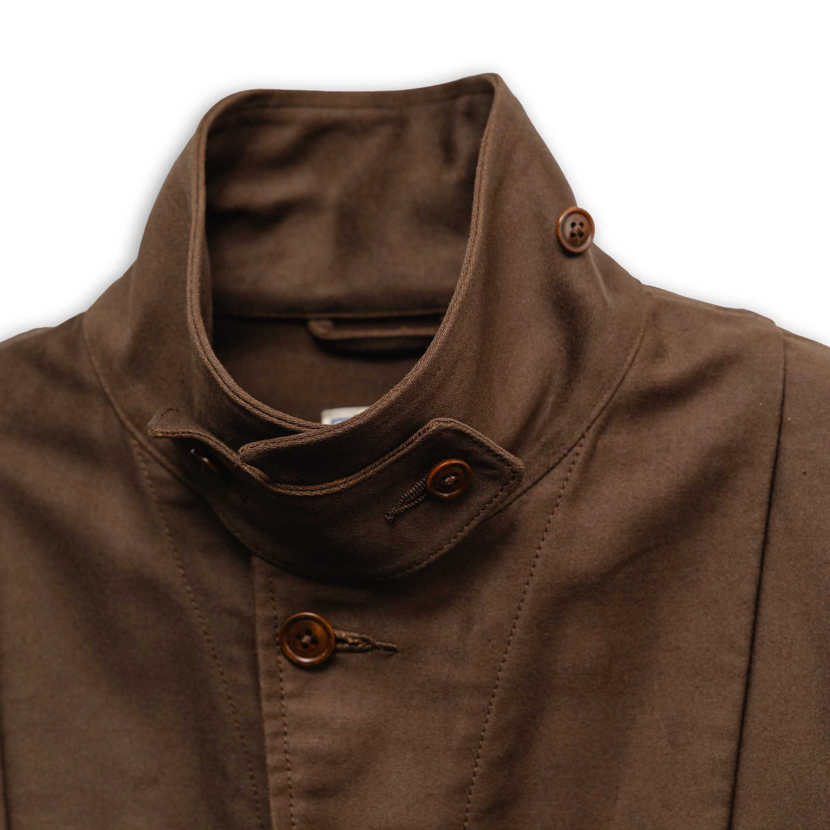 Soundman Albany Fatigue Jacket Dark Brown-Jacket-Clutch Cafe