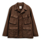 Soundman Albany Fatigue Jacket Dark Brown-Jacket-Clutch Cafe
