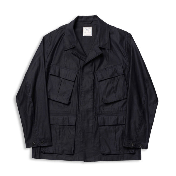 Soundman Albany Fatigue Jacket Dark Navy-Jacket-Clutch Cafe
