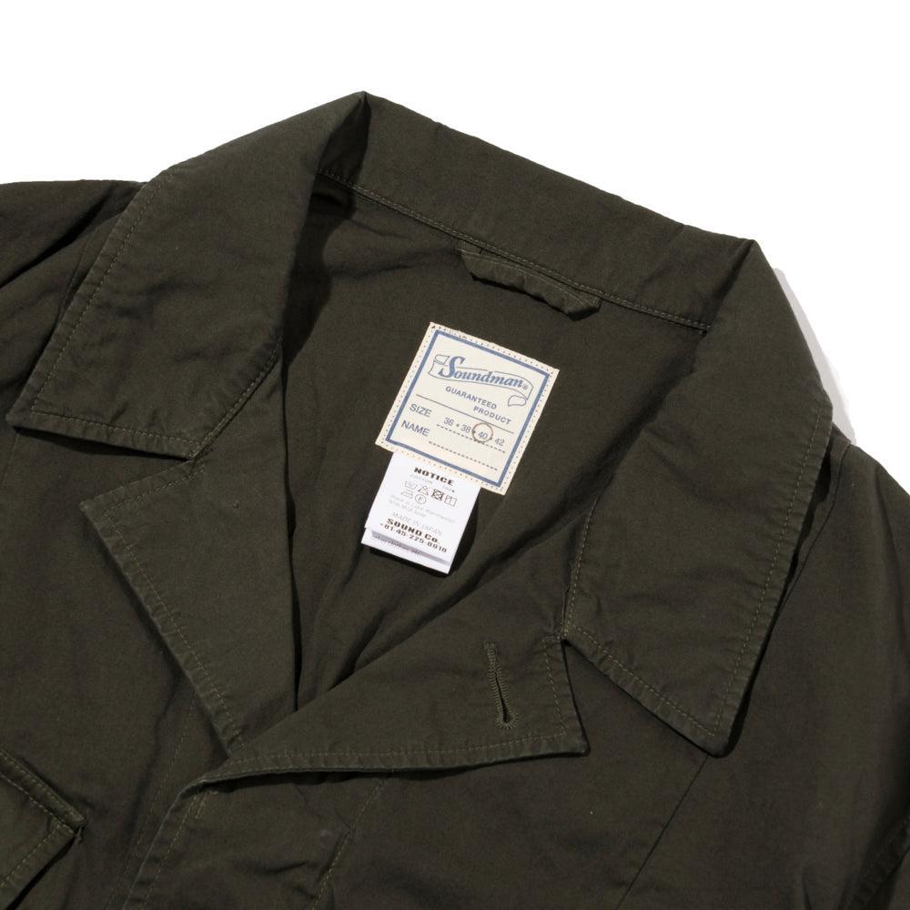 Soundman Albany Fatigue Jacket Forest Green-Jacket-Clutch Cafe
