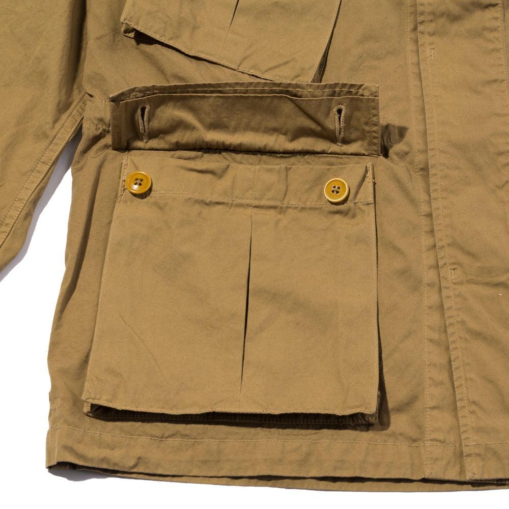 Soundman Albany Fatigue Jacket Khaki Beige-Jacket-Clutch Cafe