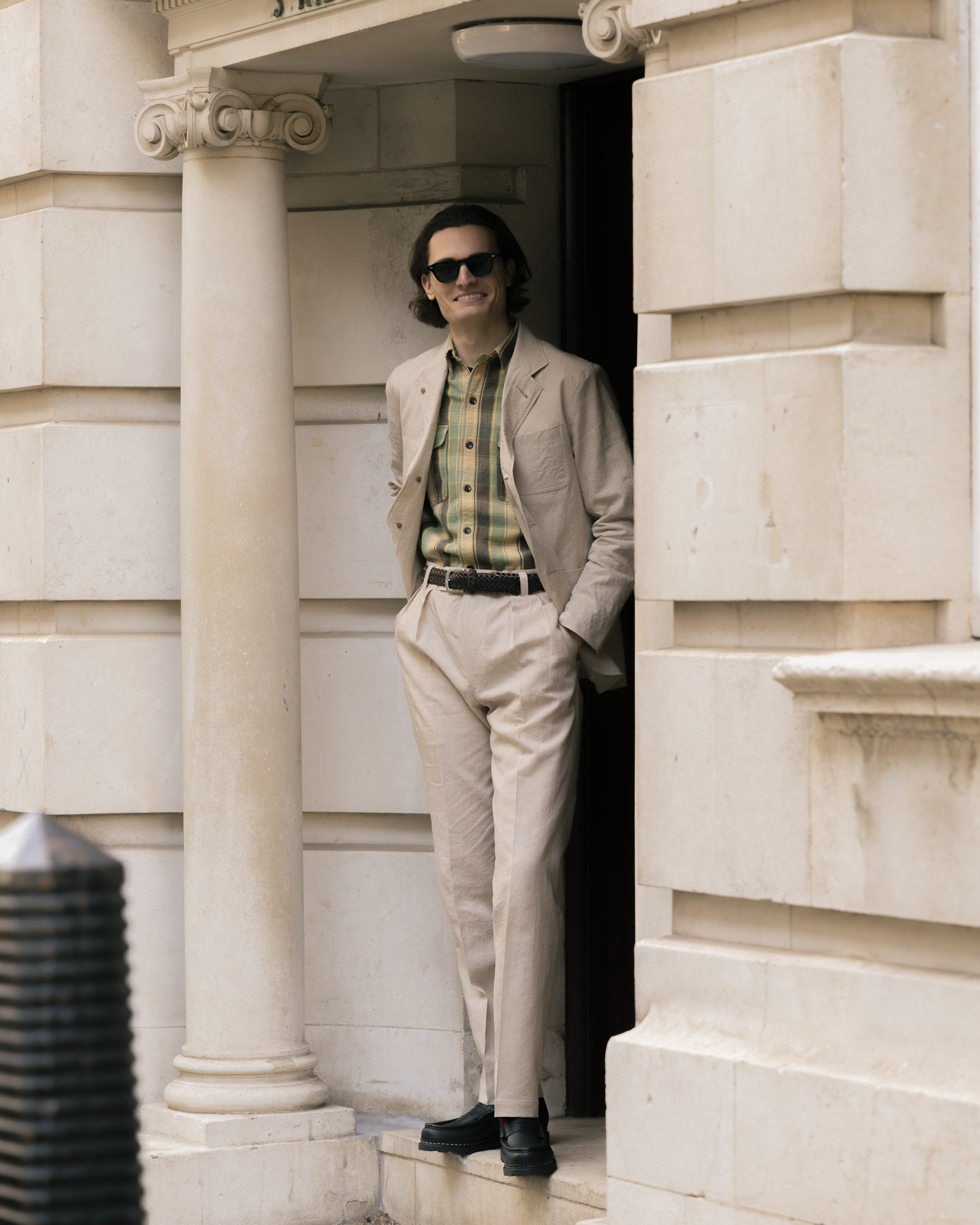 Soundman Clarke Trouser Linen Natural-Trousers-Clutch Cafe