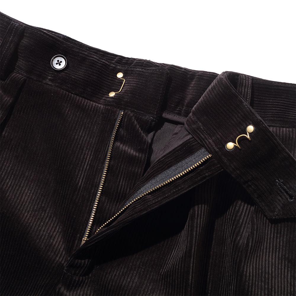 Soundman Clarke Trousers Corduroy Black-Trousers-Clutch Cafe