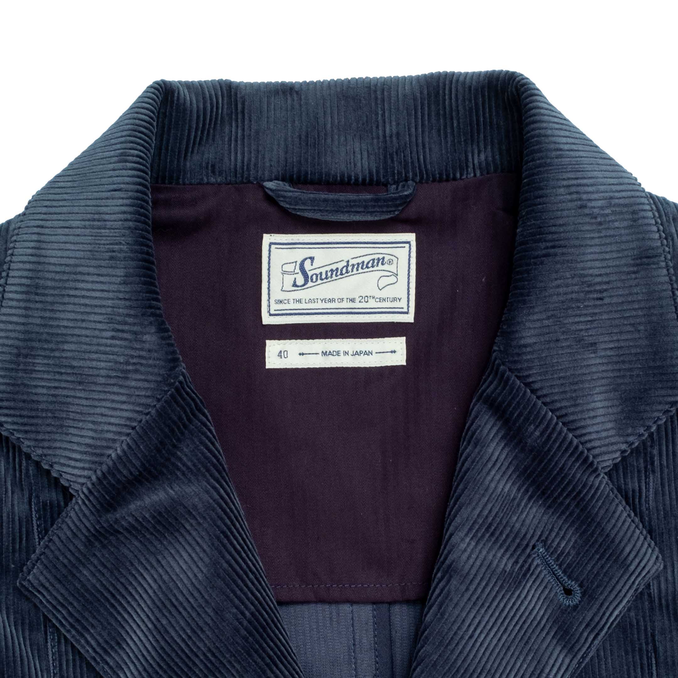 Soundman Dudley II Corduroy Jacket Navy-Jacket-Clutch Cafe