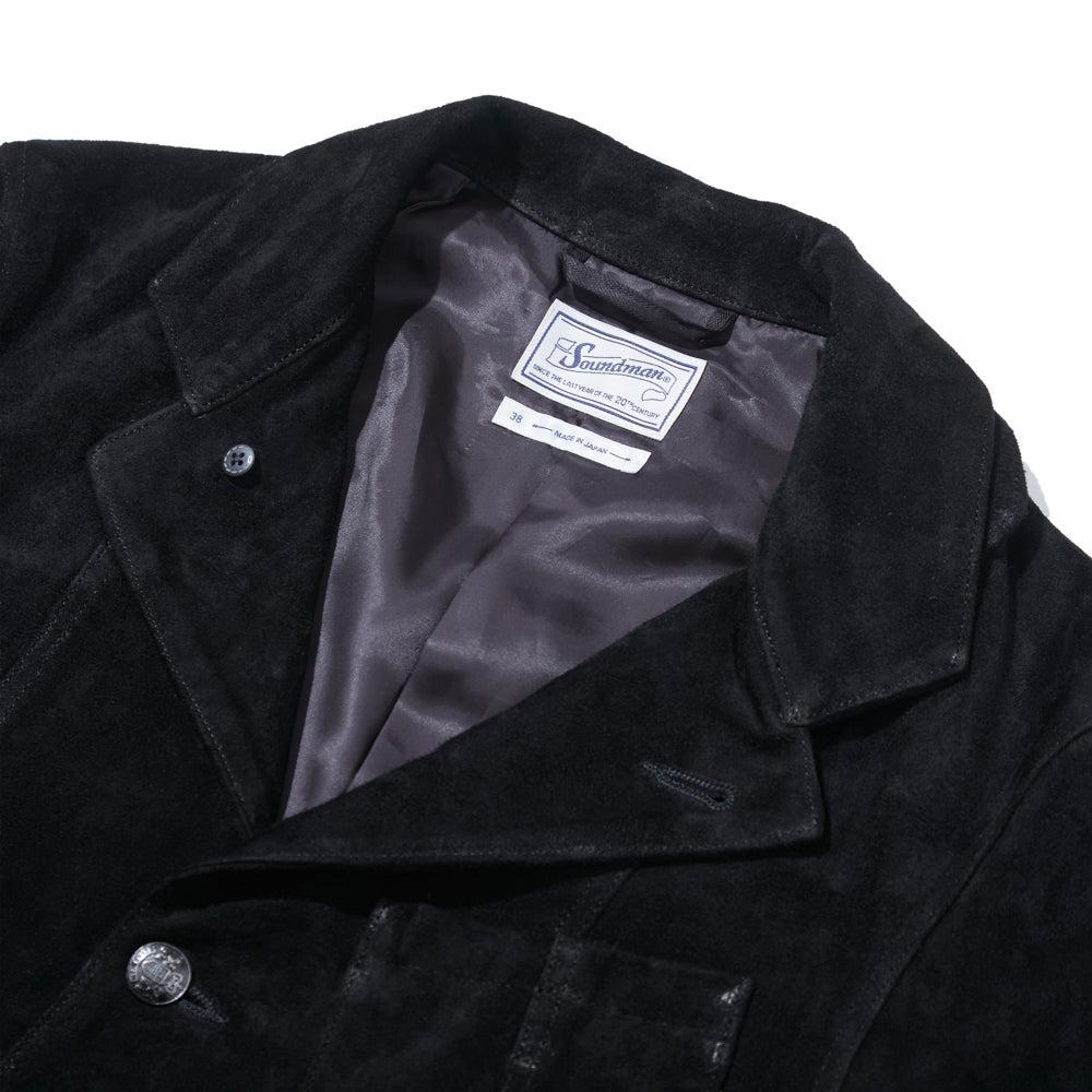 Soundman Dudley Jacket Deerskin Black-Jacket-Clutch Cafe