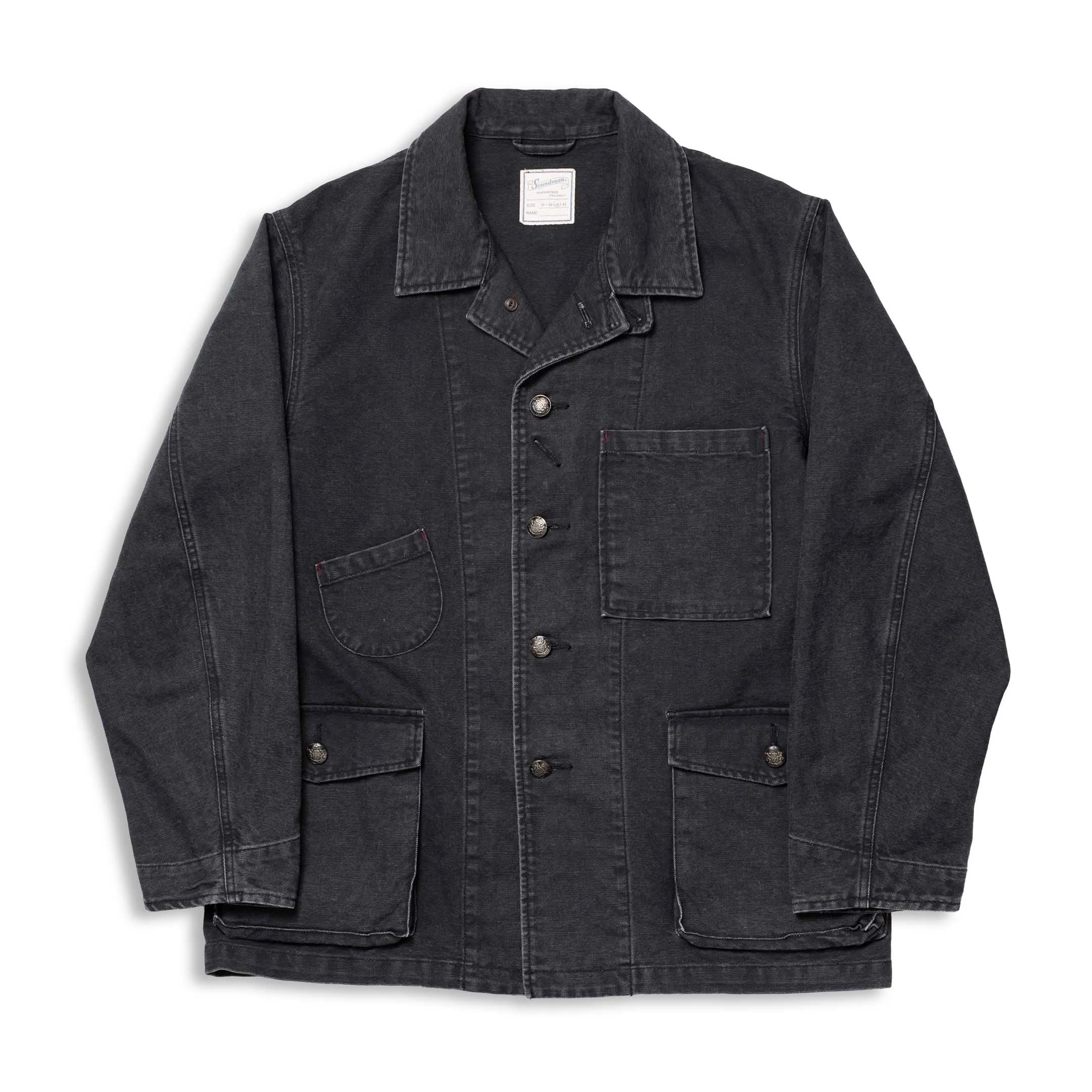 Soundman Eagle Railway Jacket Black-Jacket-Clutch Cafe