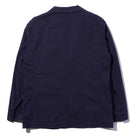 Soundman Grand Seersucker Jacket Blue x Navy-Jacket-Clutch Cafe