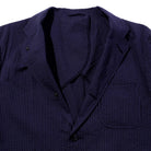 Soundman Grand Seersucker Jacket Blue x Navy-Jacket-Clutch Cafe