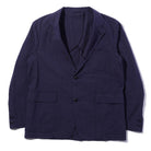 Soundman Grand Seersucker Jacket Blue x Navy-Jacket-Clutch Cafe