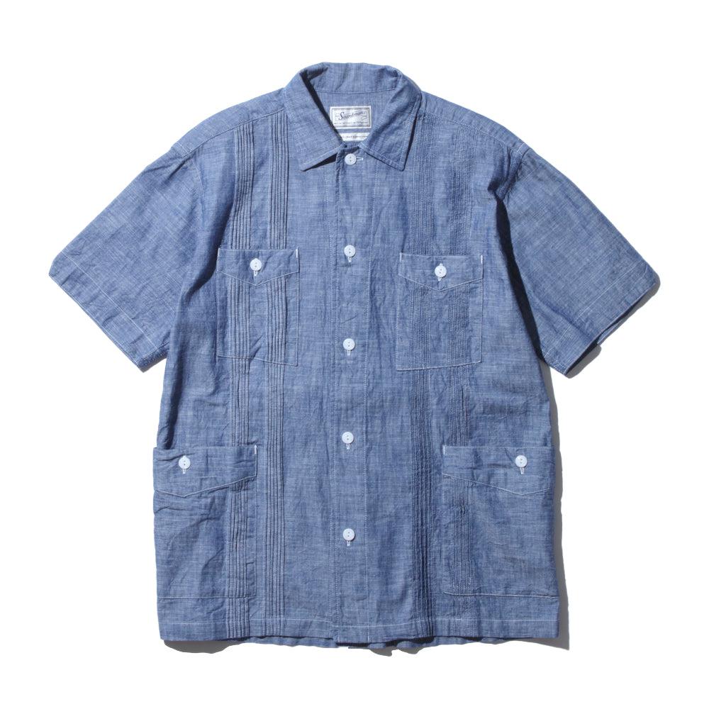 Soundman Havana Shirt Indigo-Shirts-Clutch Cafe