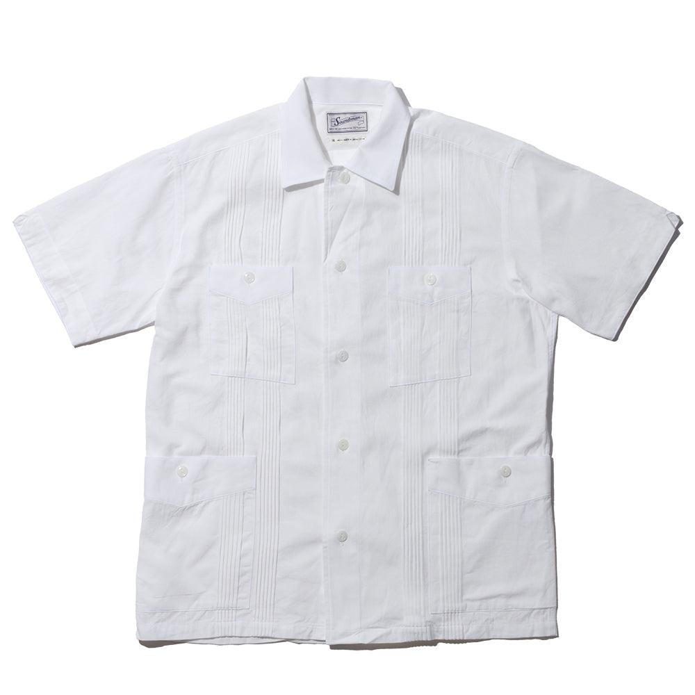 Soundman Havana Shirt White-Shirts-Clutch Cafe