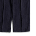 Soundman Marquess Seersucker Trousers Blue x Navy-Trousers-Clutch Cafe