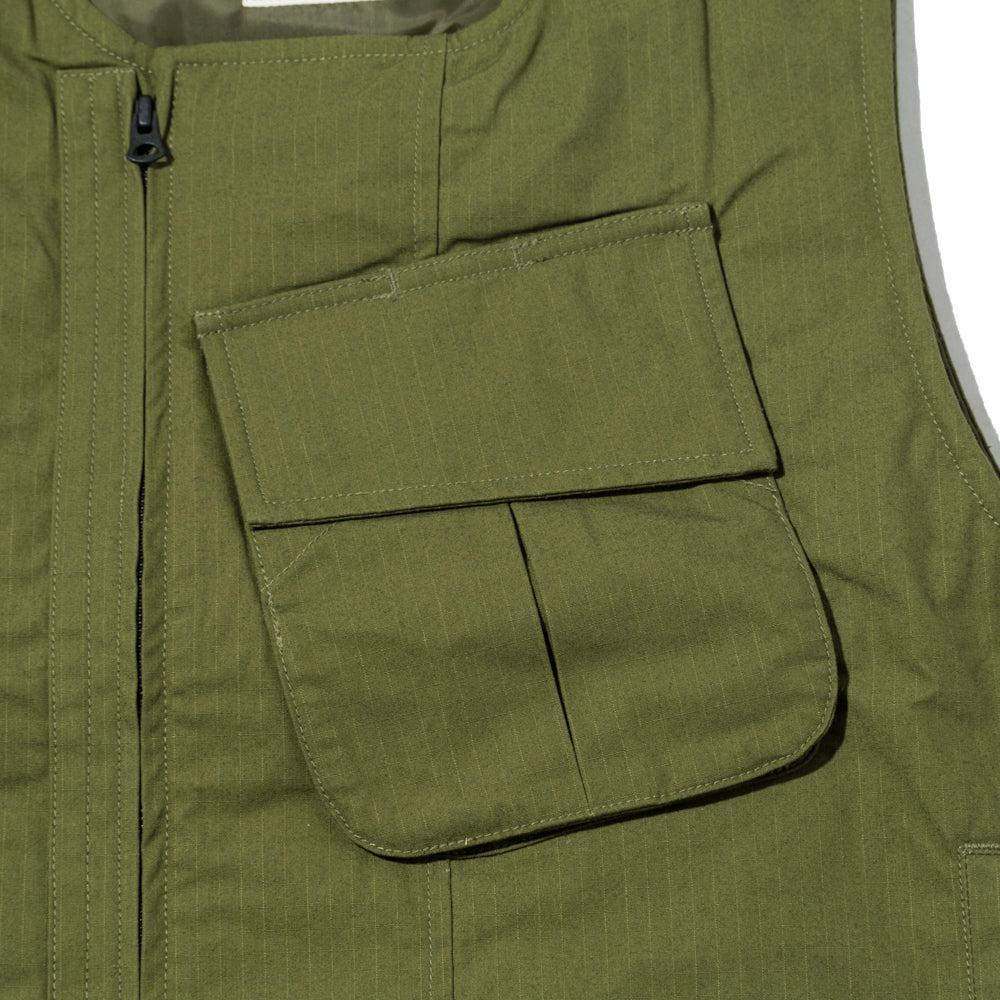 Soundman Rank Vest Olive Green-Jacket-Clutch Cafe