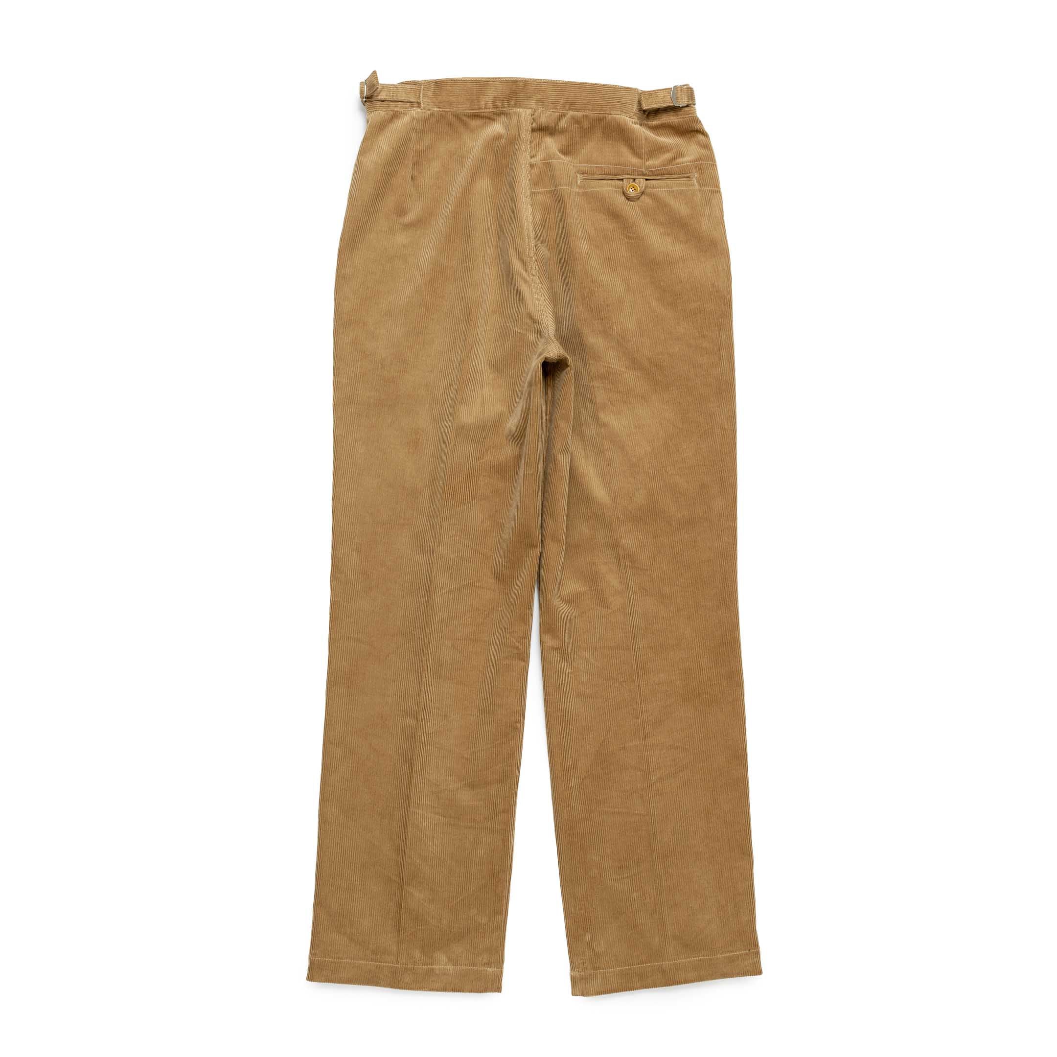 Soundman Rumford Corduroy Trousers Beige-Trousers-Clutch Cafe