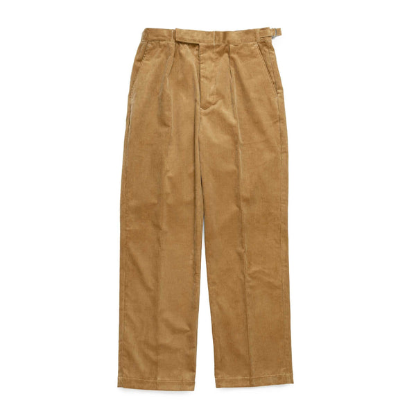 Soundman Rumford Corduroy Trousers Beige-Trousers-Clutch Cafe