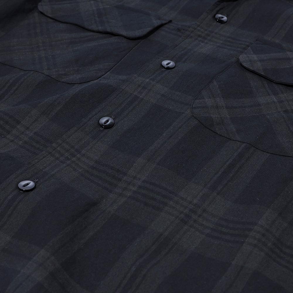 Soundman Shark II Open Collar Shirt Grey-Clutch Cafe