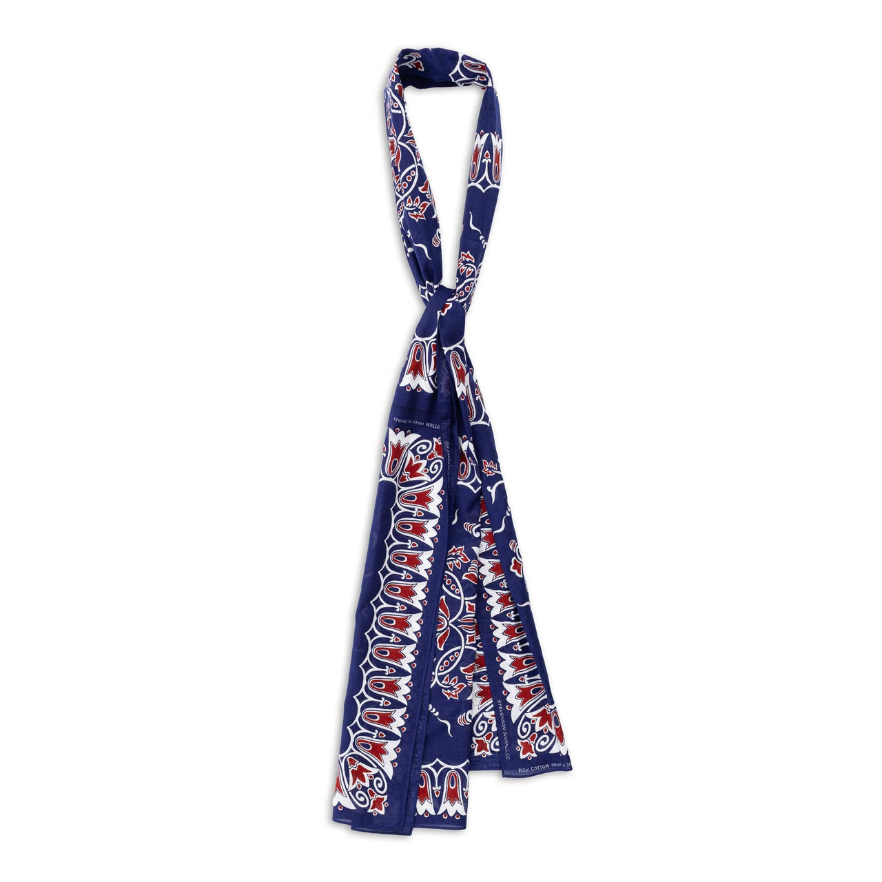 Stevenson Overall Bandana Stole Navy-Stole-Clutch Cafe