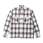 Stevenson Overall Highroller Shirt White x Brown-Shirt-Clutch Cafe