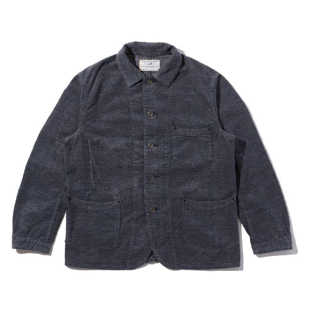 Stevenson Overall HogHead Railroad Corduroy Jacket Heather Charcoal-Jacket-Clutch Cafe