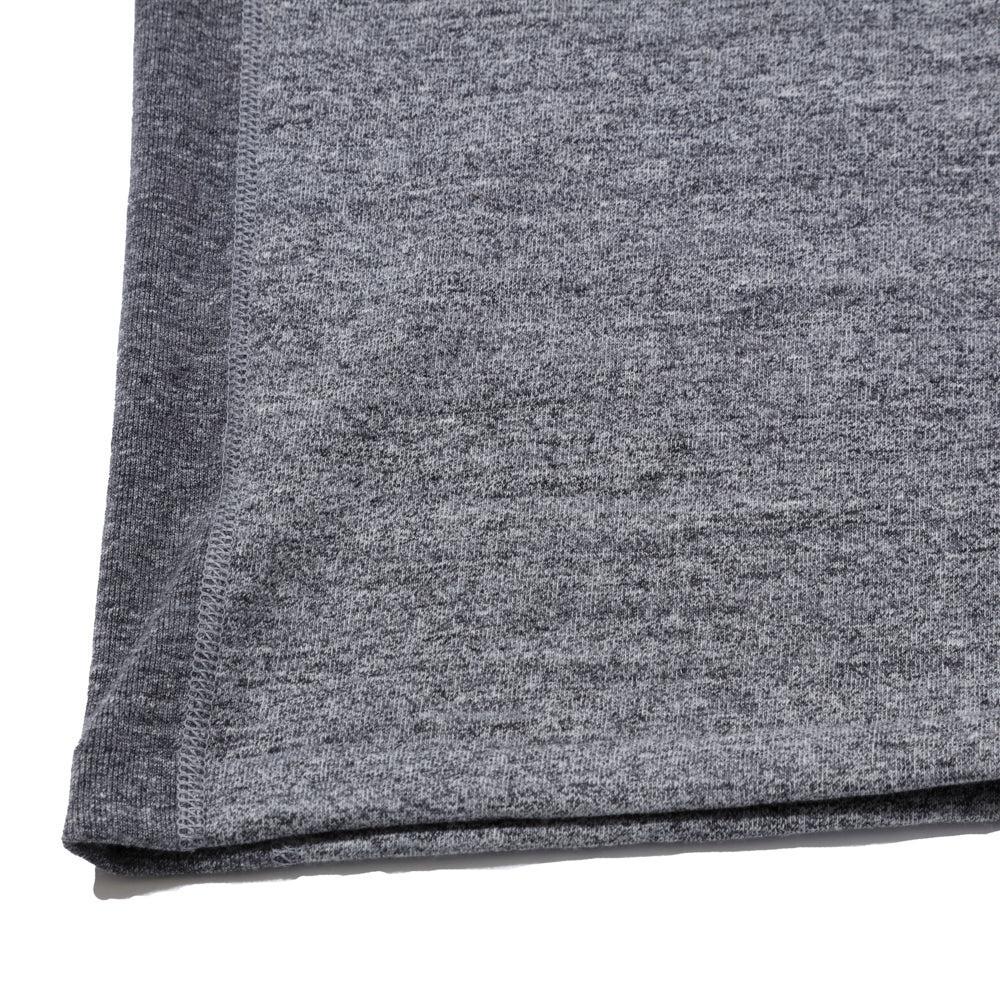 Stevenson Overall Sideflex Loopwheel S/S Henley Heather Grey-Clutch Cafe