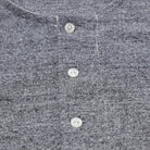 Stevenson Overall Sideflex Loopwheel S/S Henley Heather Grey-Clutch Cafe