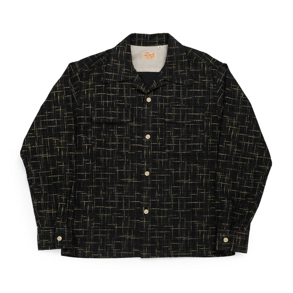 Style Eyes Splash Flannel Sport Shirt Black-Shirt-Clutch Cafe