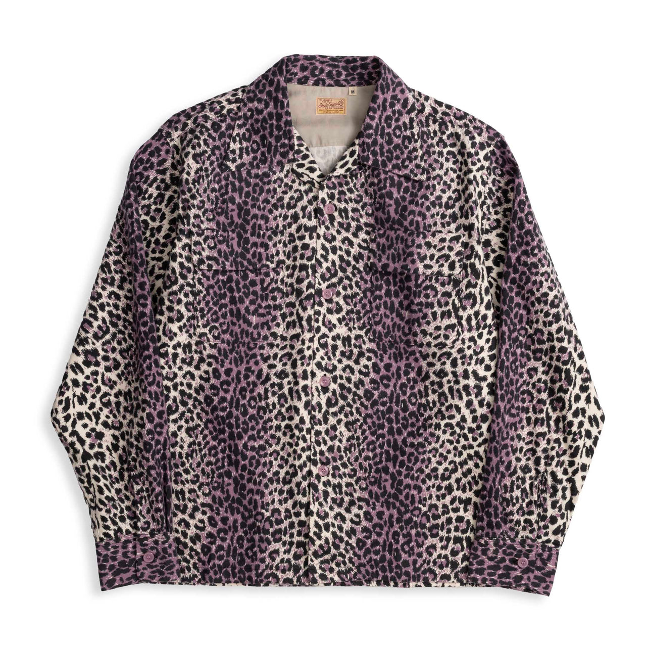Style Eyes by Toyo Enterprise Leopard Flannel Shirt Purple-Shirt-Clutch Cafe