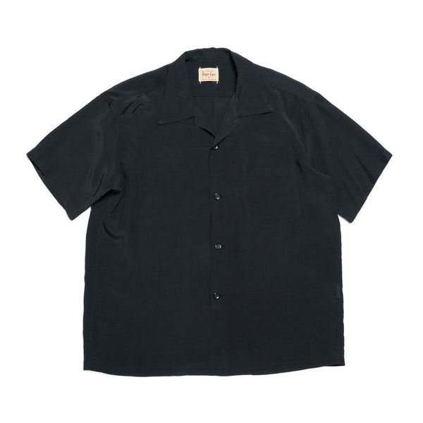 Style Eyes by Toyo Enterprise Plain Bowling S/S Shirt Black-Shirt-Clutch Cafe