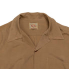 Style Eyes by Toyo Enterprise Plain Bowling S/S Shirt Brown-Shirt-Clutch Cafe