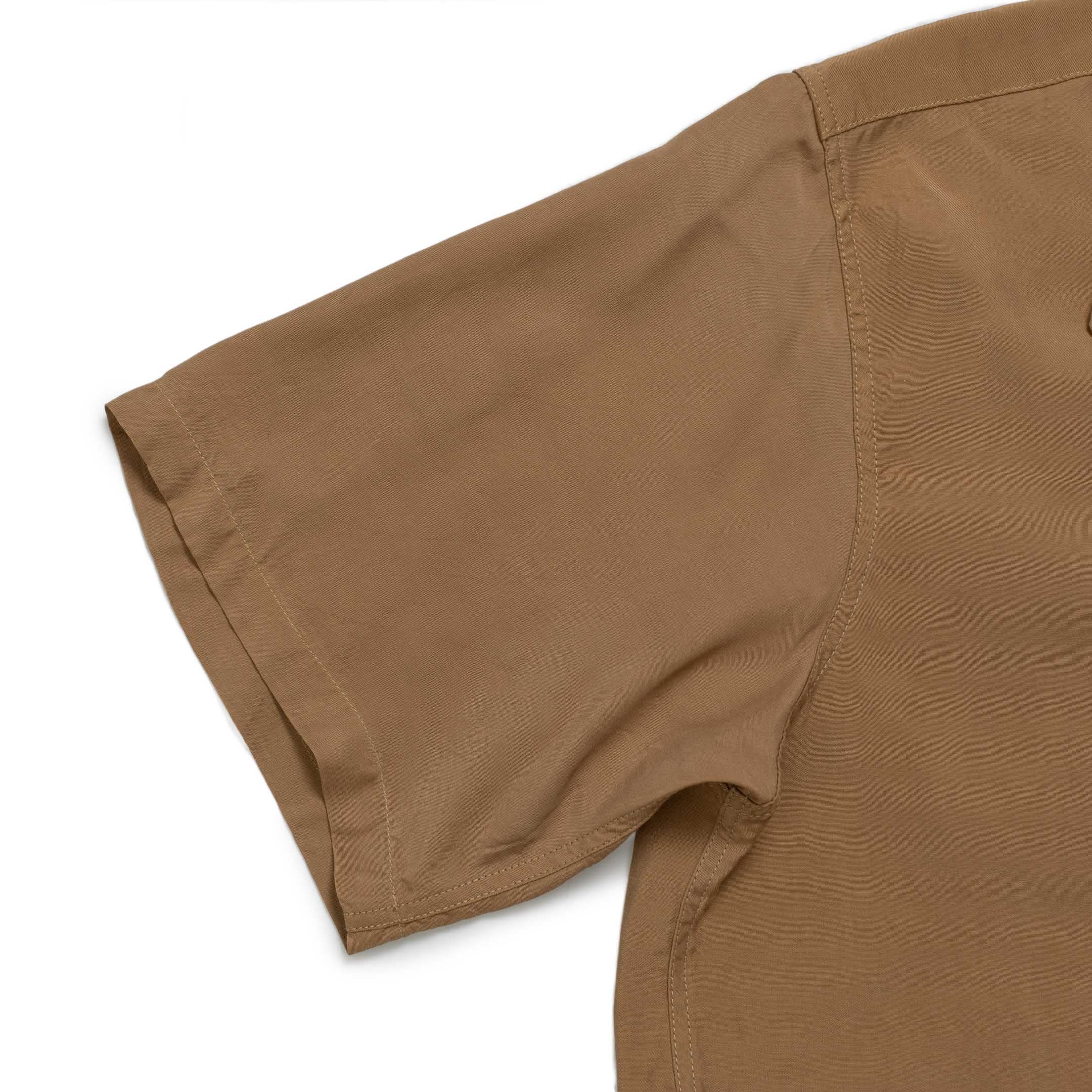 Style Eyes by Toyo Enterprise Plain Bowling S/S Shirt Brown-Shirt-Clutch Cafe