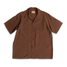 Style Eyes by Toyo Enterprise Plain Bowling S/S Shirt D. Brown-Shirt-Clutch Cafe