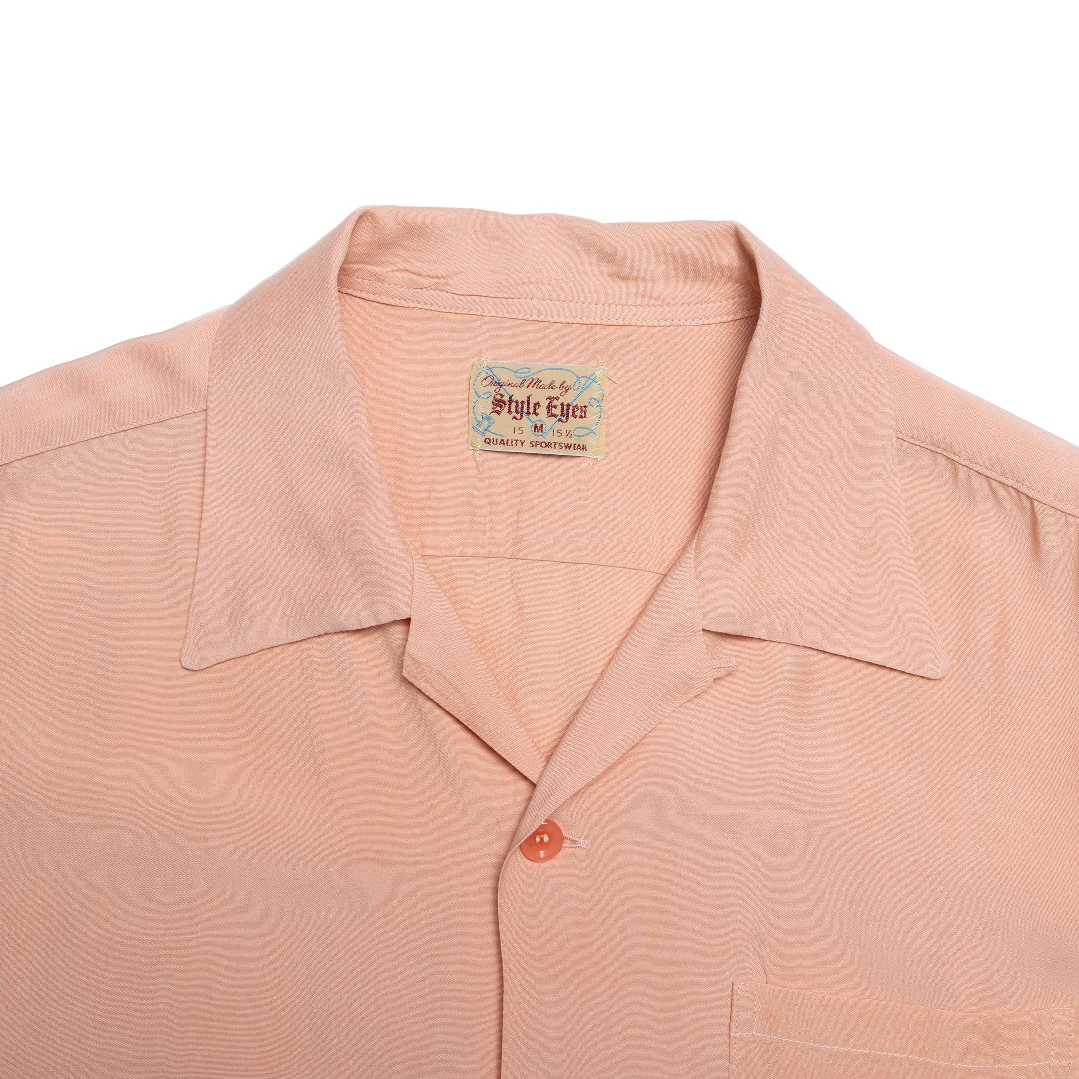 Style Eyes by Toyo Enterprise Plain Bowling S/S Shirt Pink-Shirt-Clutch Cafe