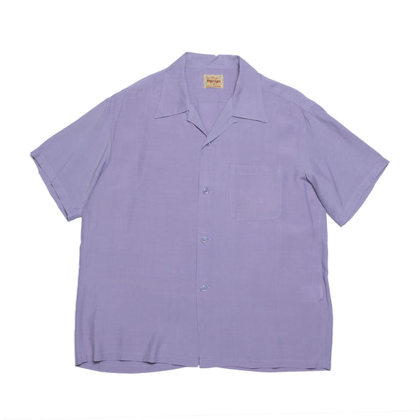 Style Eyes by Toyo Enterprise Plain Bowling S/S Shirt Purple-Shirt-Clutch Cafe