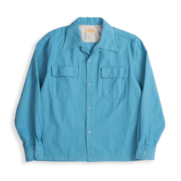 Style Eyes by Toyo Enterprise Plain Flannel Sports Shirt Blue-Shirt-Clutch Cafe