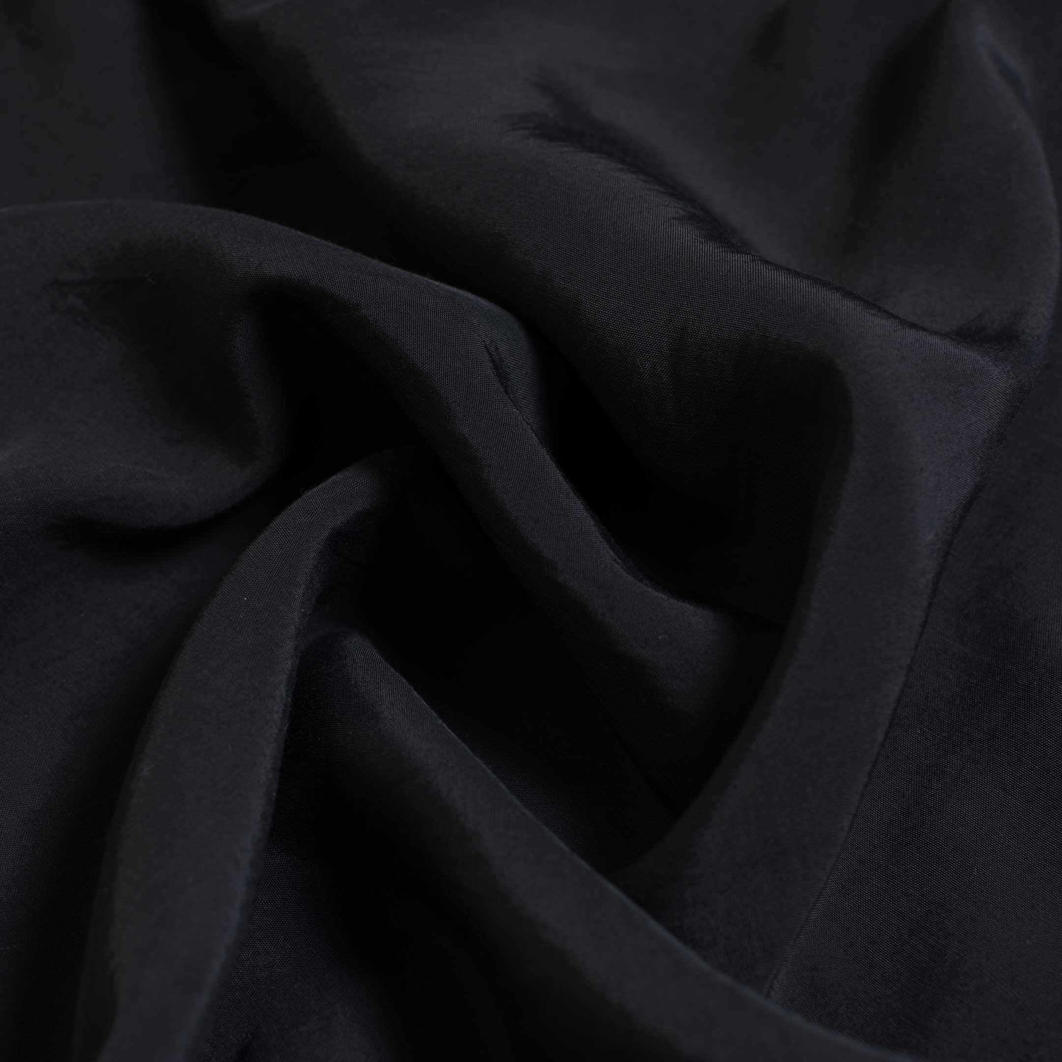 Style Eyes by Toyo Enterprise Plain Rayon Bowling Shirt Black-Shirt-Clutch Cafe