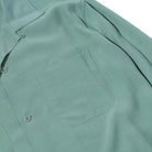 Style Eyes by Toyo Enterprise Plain Rayon Bowling Shirt M. Green-Shirt-Clutch Cafe
