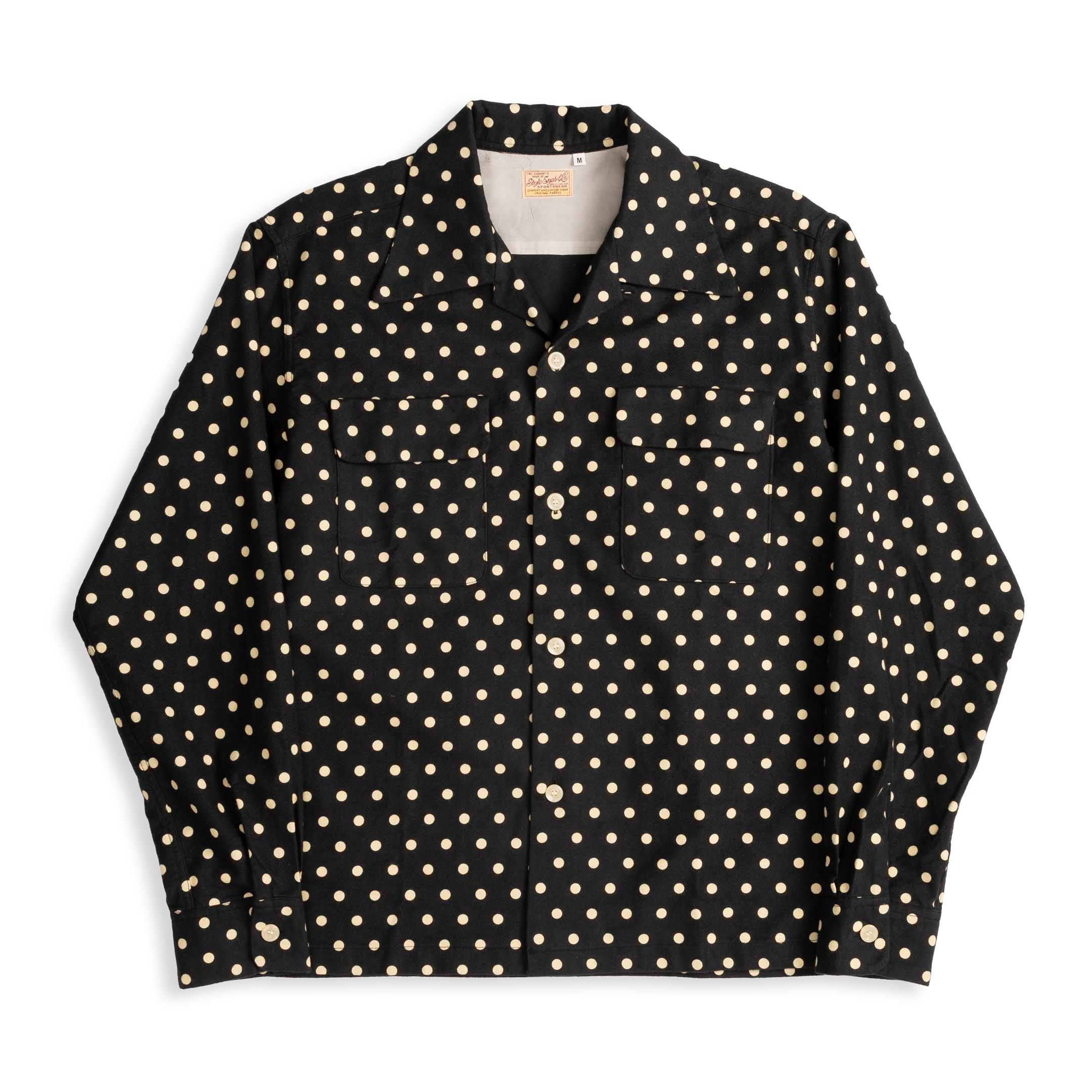 Style Eyes by Toyo Enterprise Polka Dot Shirt Black-Shirt-Clutch Cafe
