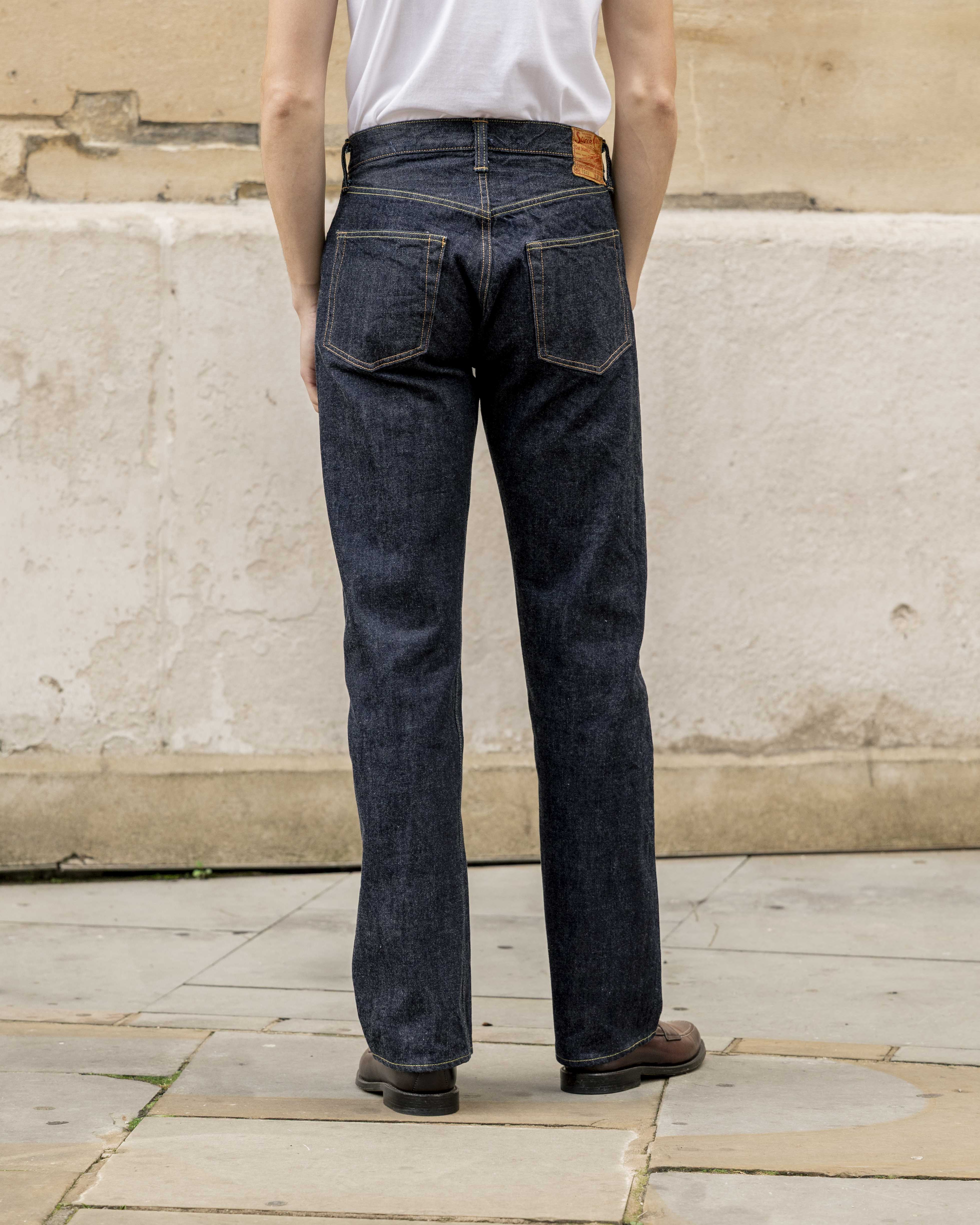Sugar Cane 1947 14.25 oz Denim Jeans Indigo-Jeans-Clutch Cafe-selvage denim-selfedge denim